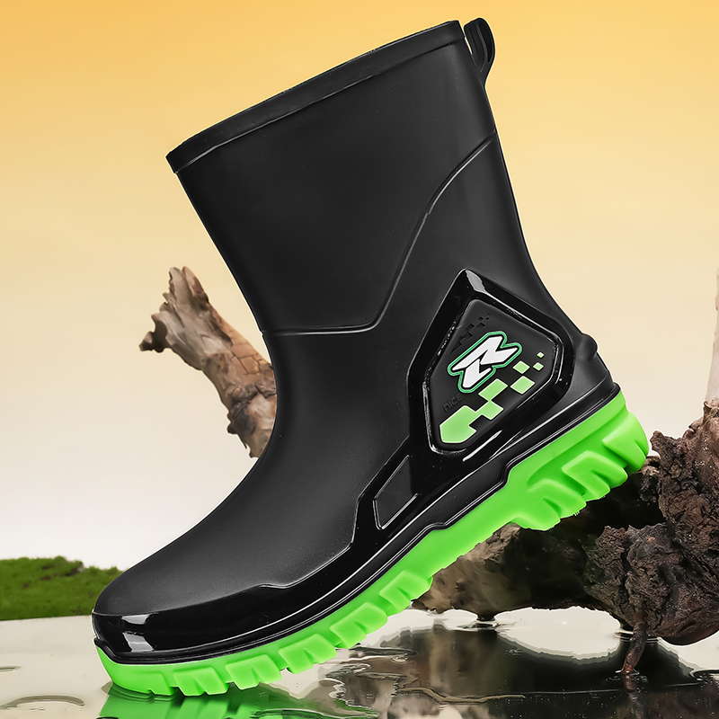 Men's high-top casual rain boo - Fishing Boots recension och pris