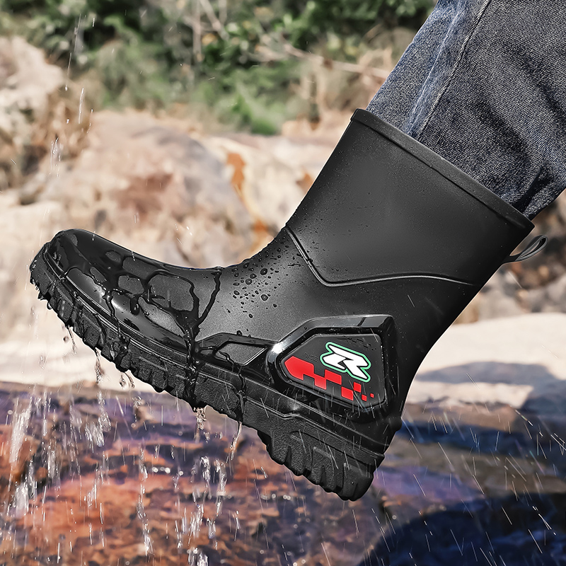 Men's high-top casual rain boo - Fishing Boots recension och pris