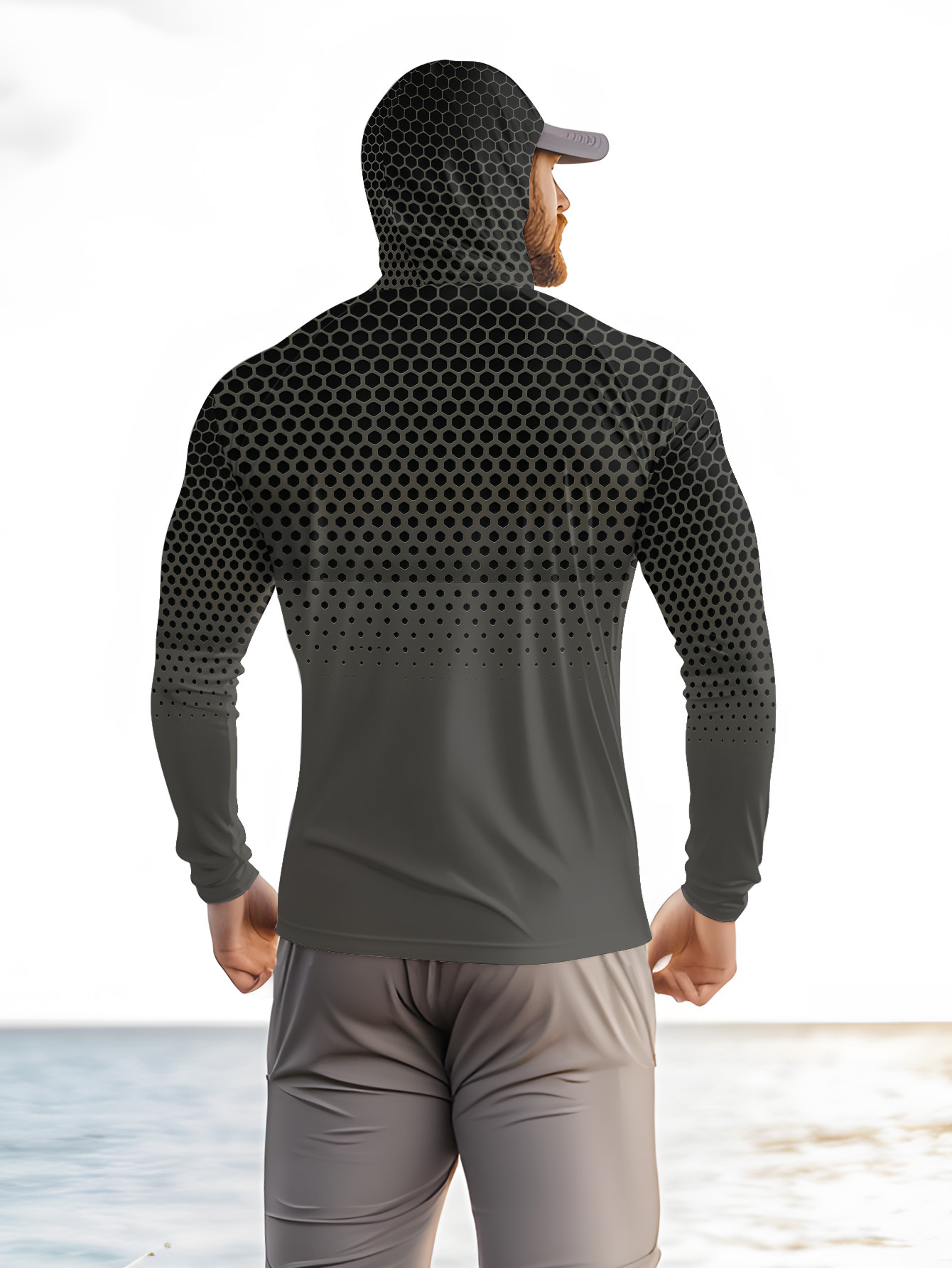 Men Summer UPF50+ Fishing Hood - Fishing Mask Sun Protection recension och pris