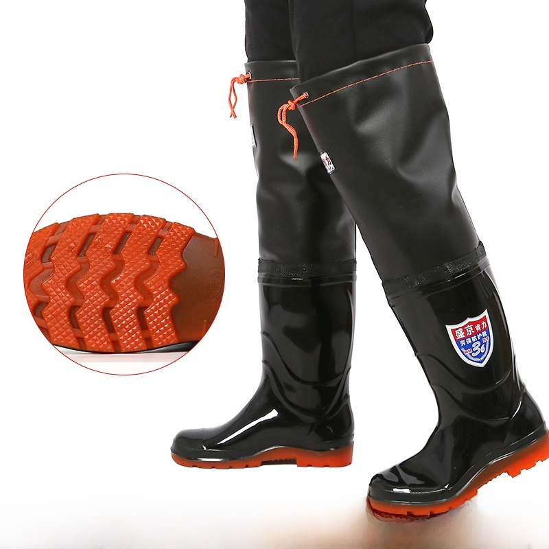 Thickened Over-Knee Rain Boots - Fishing Pants Waterproof recension och pris