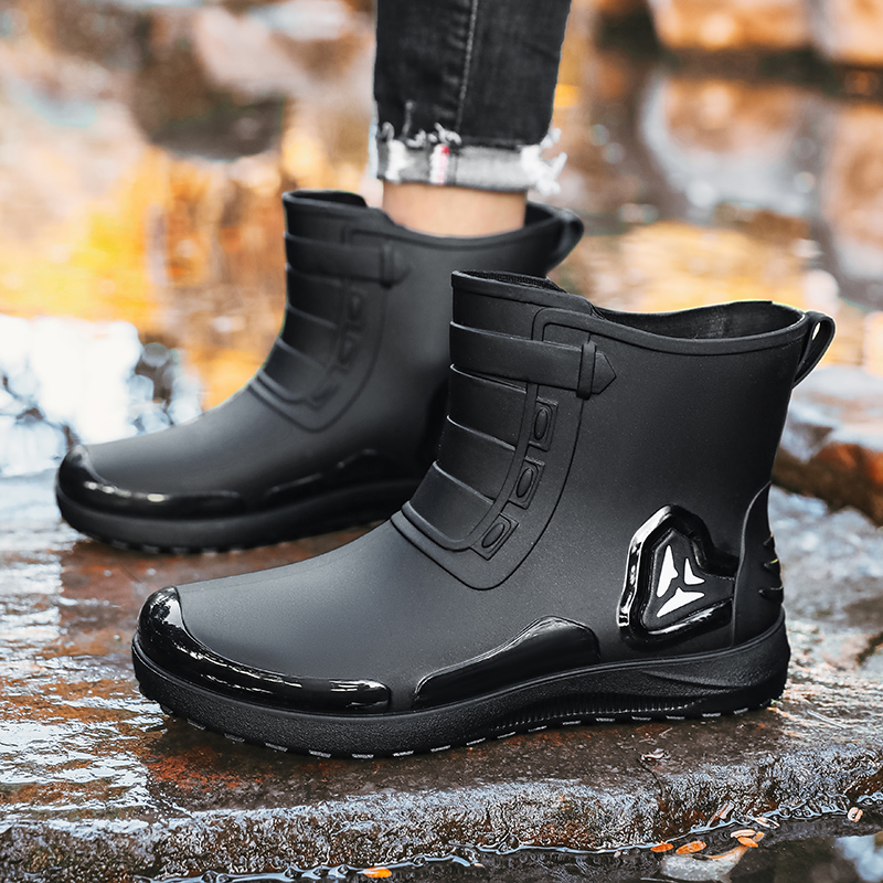 Men's casual rain boots four s - Fishing Boots recension och pris
